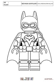 lego-batman boyama sayfaları